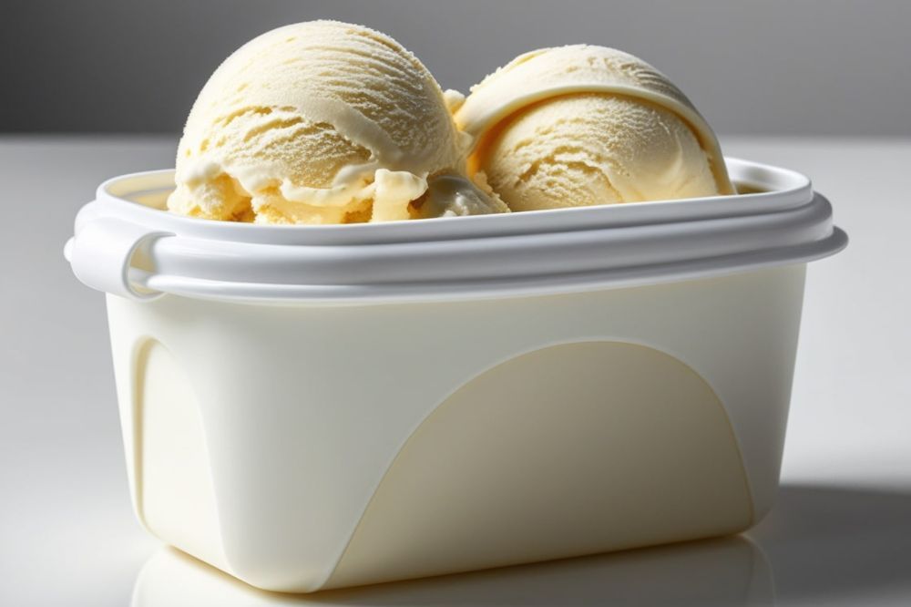 Métodos para conservar helado de plátano y yogur.