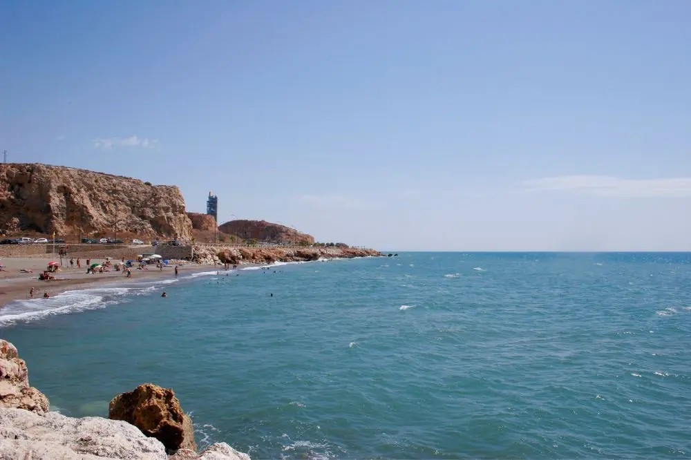 Playa de Benalcan en Málaga.