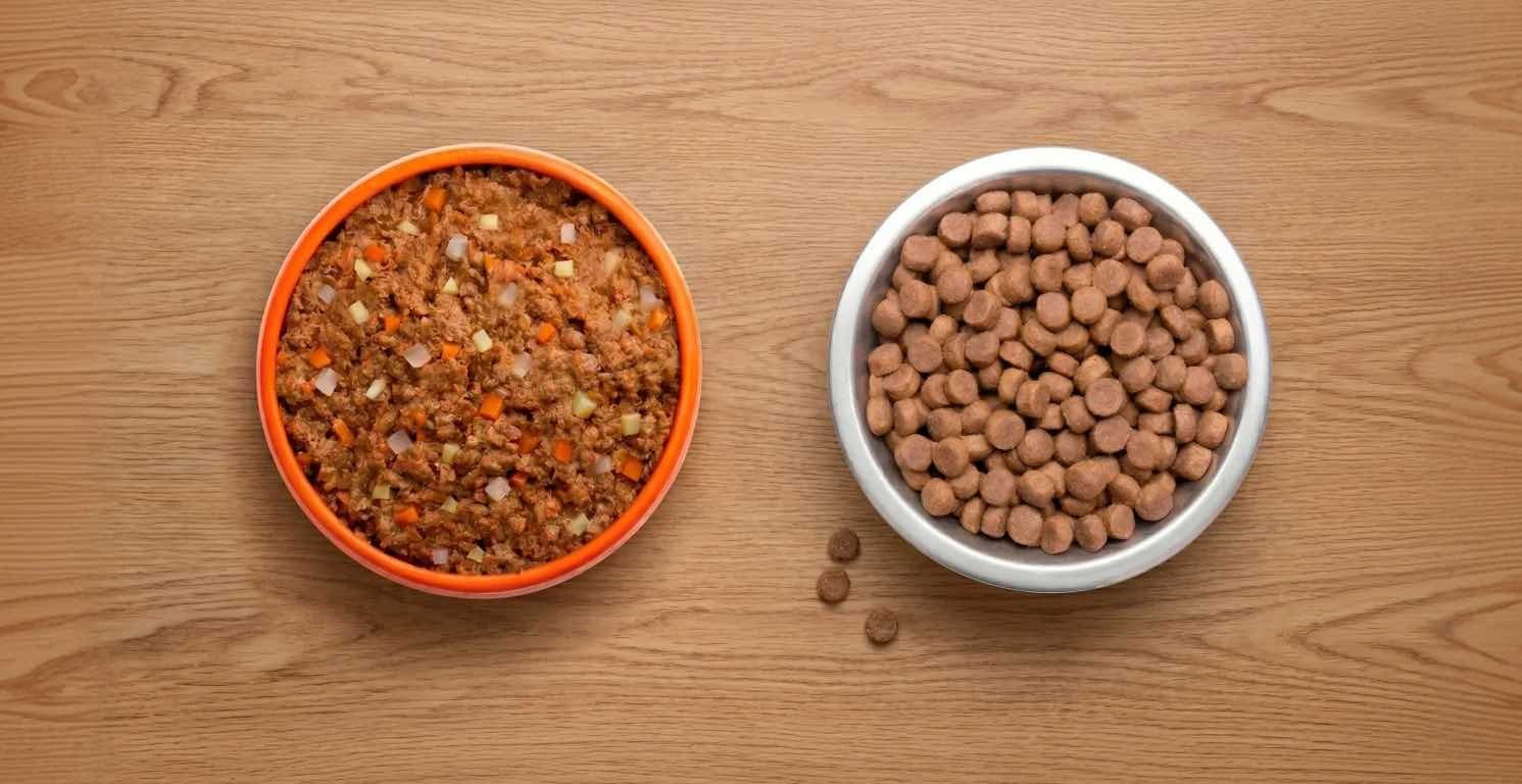 Pienso o comida natural para perros. ¿Qué es mejor?