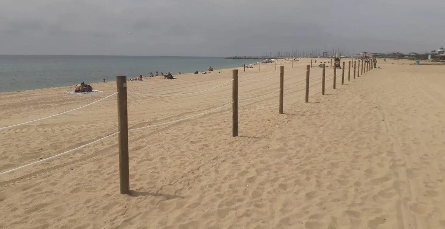 Playa Llevant en Premià de Mar